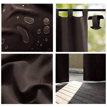 Tenda per patio con passanti impermeabile