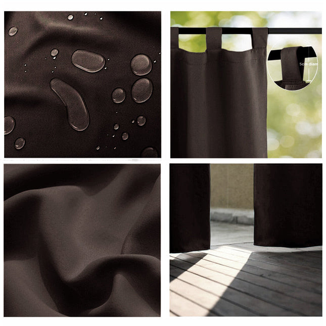 Tenda per patio con passanti impermeabile