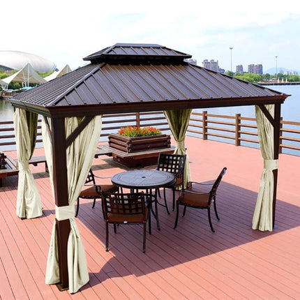 Tenda da esterno beige per balcone