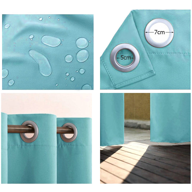 Tenda da esterno impermeabile turchese