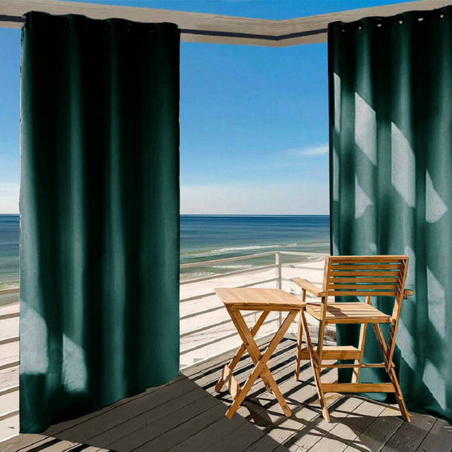 Tenda da esterno impermeabile verde petrolio