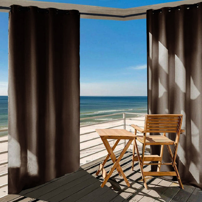Tenda da sole per esterno marrone