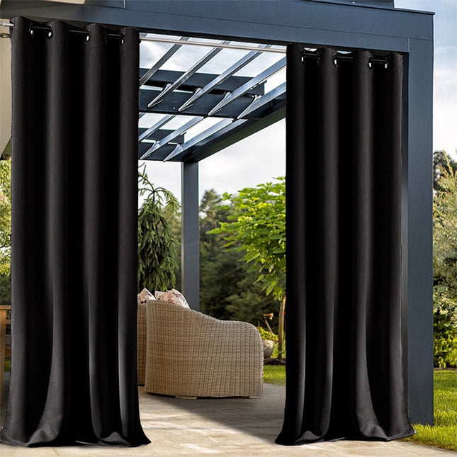 Tenda da esterno nera per gazebo