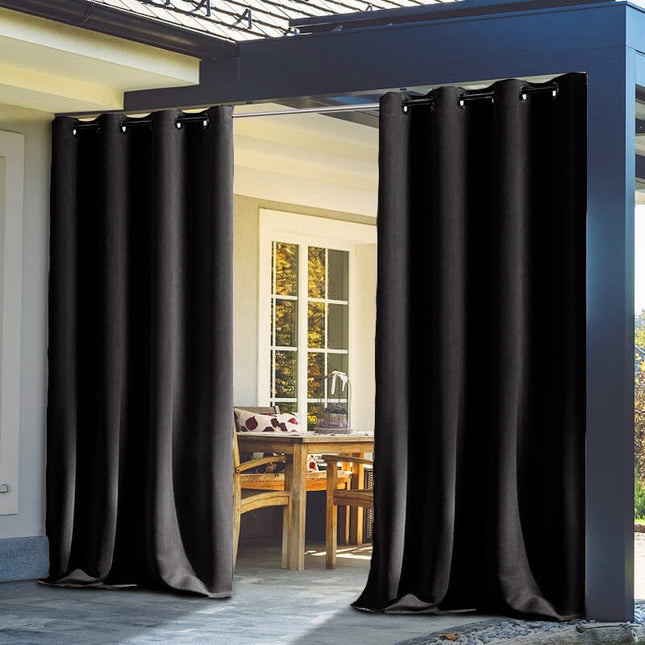 Tenda da esterno nera per gazebo