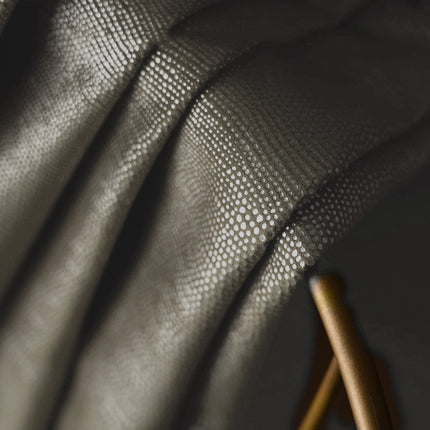 Tenda oscurante grigio con micro fantasia