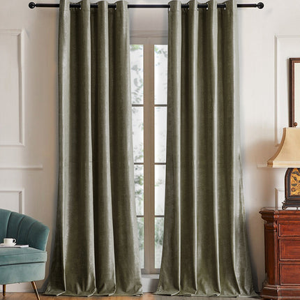 Tenda oscurante grigio con micro fantasia