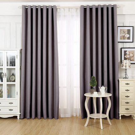 Tenda oscurante termica grigio per soggiorno