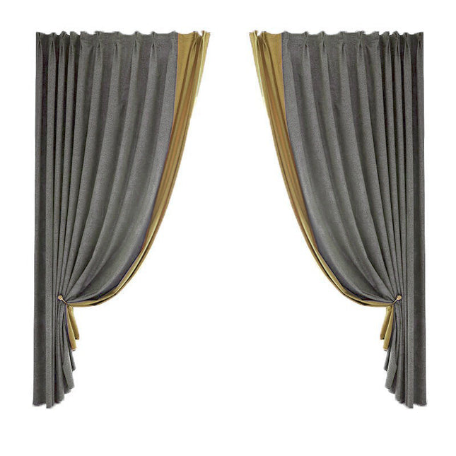 Tenda Oscurante Grigio Antracite Effetto Ciniglia