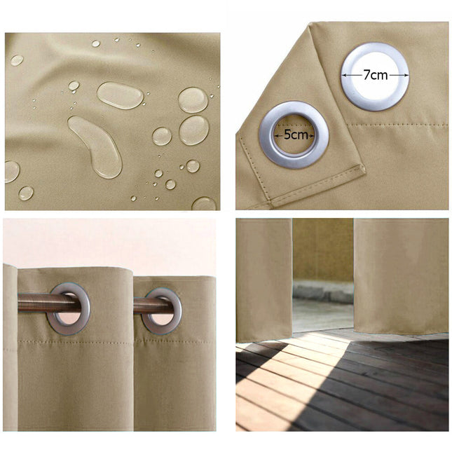 Tenda per Veranda Impermeabile Beige