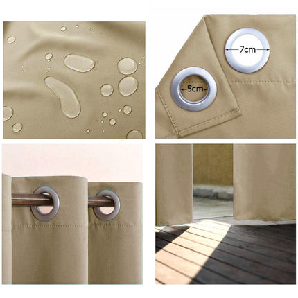 Tenda per Veranda Impermeabile Beige