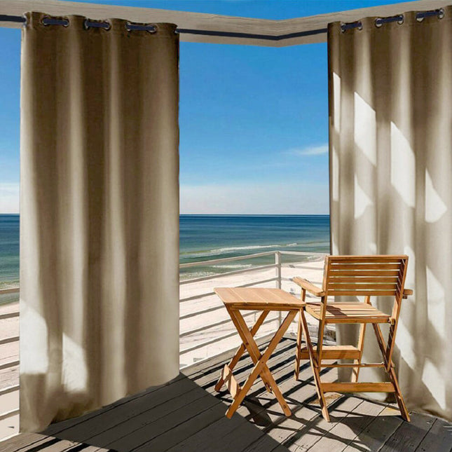 Tenda per Veranda Impermeabile Beige