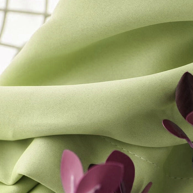 Tenda oscurante moderna verde salvia