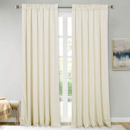 Tenda Isolante Termica Effetto Velluto Avorio