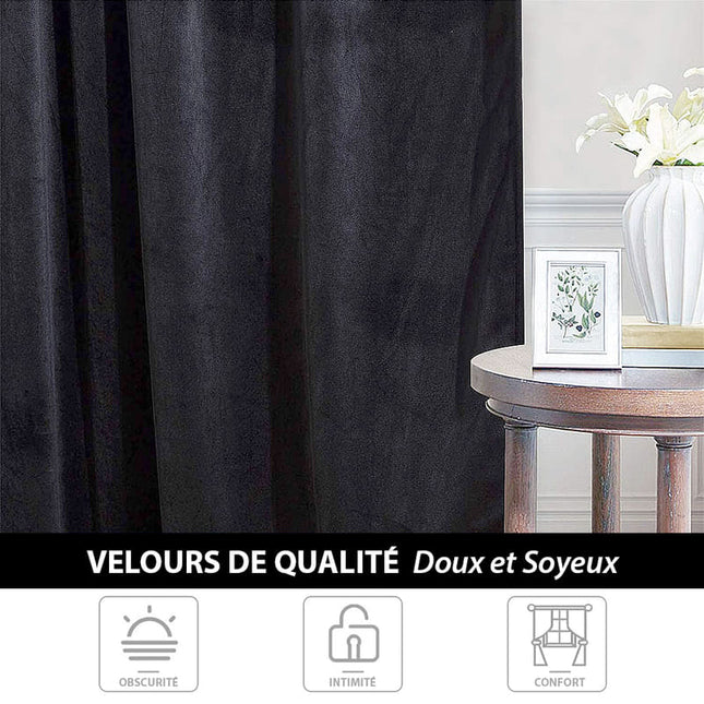 Tenda termica oscurante lusso nera