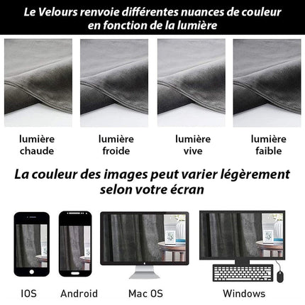 Tenda termica oscurante grigio scuro