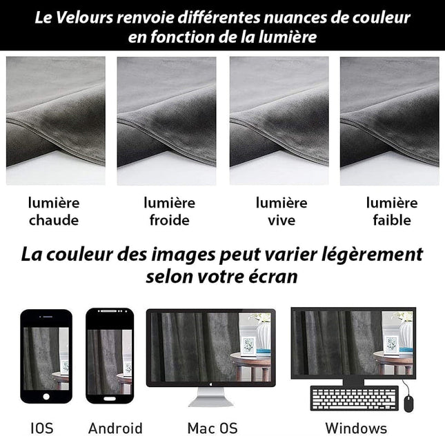 Tenda termica oscurante grigio scuro