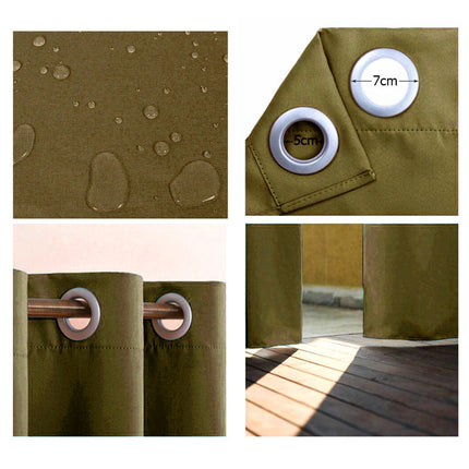 Tenda da balcone per esterno con occhielli