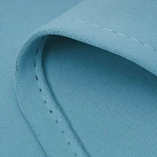 Tenda per veranda azzurro polvere