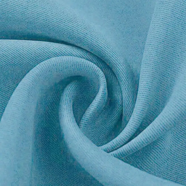 Tenda per veranda azzurro polvere