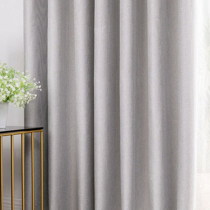 Tenda moderna testurizzata colore grigio