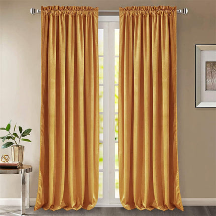 Tenda Termica in Velluto Dorato Elegante
