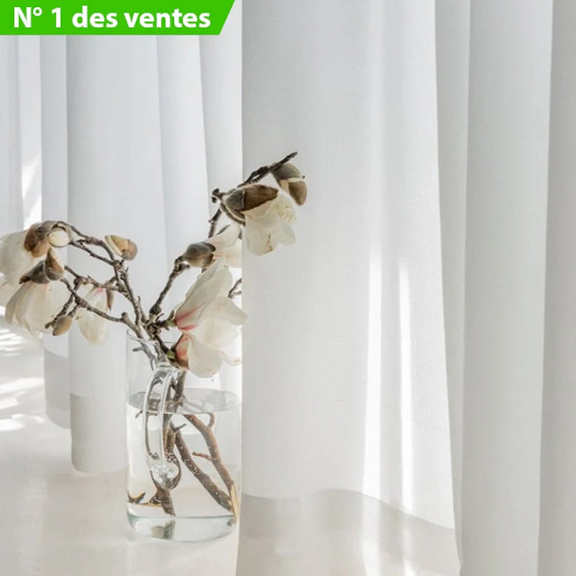 Tenda Trasparente in Tessuto Bianco