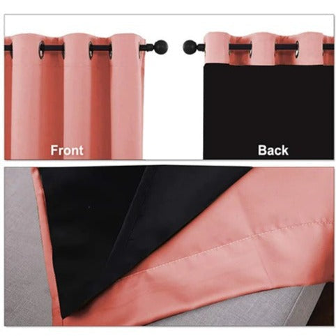 Tenda termica oscurante colore rosa