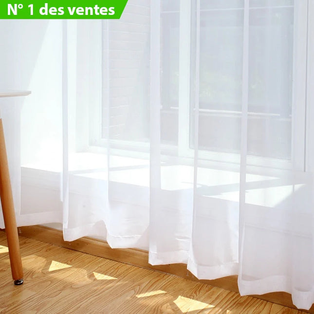 Tenda Velata Leggera Bianca Pura